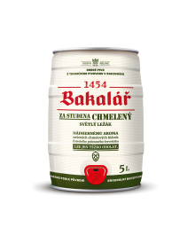 Bakalar 12° 5 liter Partyfass