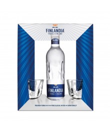 Finlandia Vodka Geschenkset  mit 2 Gläser