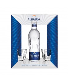 Finlandia Vodka Geschenkset  mit 2 Gläser