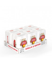 Stella Artois - 24 x 500ml Premium Dosenbier für den perfekten Genussmoment