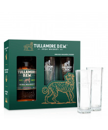 TULLAMORE DEW Irish Whiskey Geschenkset inkl. 2 Longdrink-Gläser