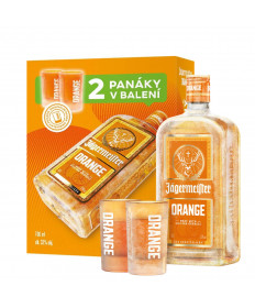 JÄGERMEISTER ORANGE Geschenkset mit Gläser