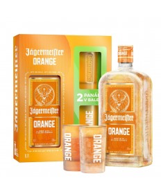 JÄGERMEISTER ORANGE Geschenkset mit Gläser
