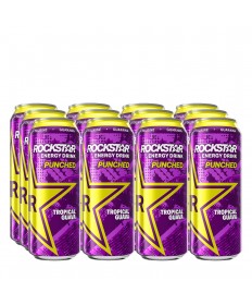 Rockstar Energy Drink Punched Tropical Guava 12 x 500ml