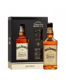 Jack Daniel's Tennessee Honey Geschenkset - Inkl. 2 Original Gläser
