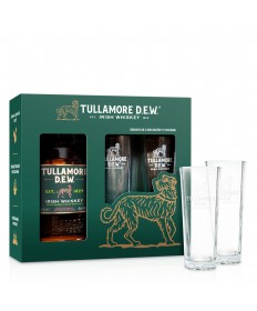 TULLAMORE DEW Irish Whiskey Geschenkset inkl. 2 Longdrink-Gläser