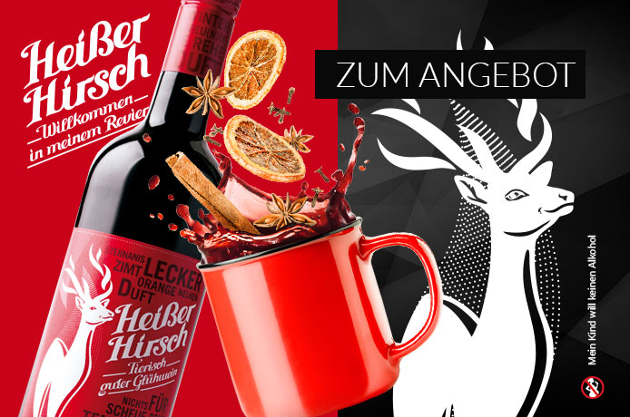 Heisser Hirsch Glühwein online kaufen